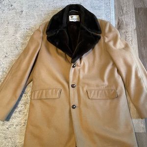 Vintage Lakeland Mens Wool Coat 46 long